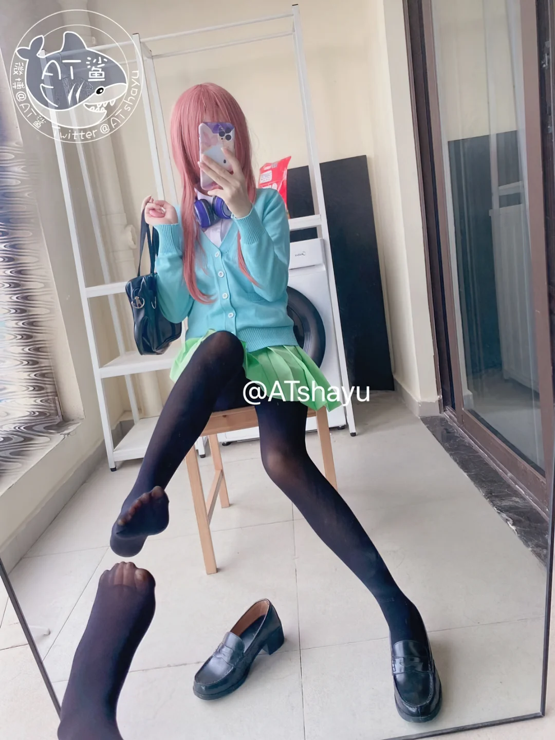 AT鲨 - 五等分的新娘·中野三玖 [47P-69MB] tg@simisebaisi 【丝足阁】013.webp